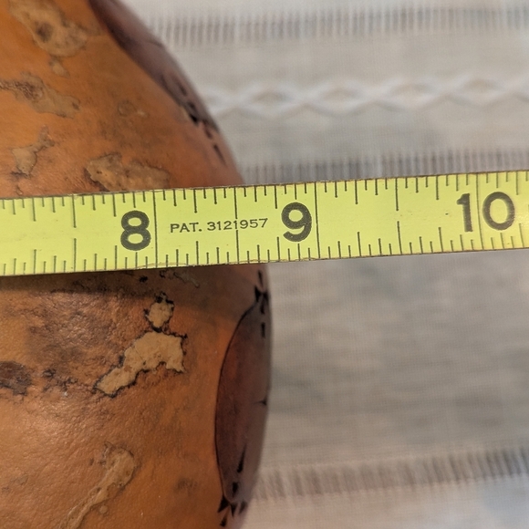 Vintage Handcrafted Gourd with Fish Design By Duane Teeter signed 1981 - Picture 10 of 10